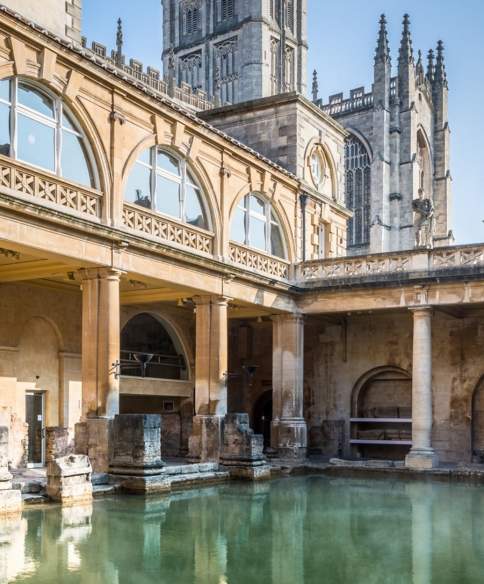 Roman Baths Great Bath and Abbey