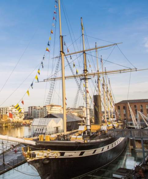 Exterior of the SS Great Britain at the Great Western Dockyard in Bristol - credit Brunel's SS Great Britain