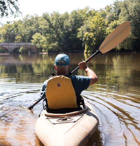 Kayak at Monocacy Aqueduct