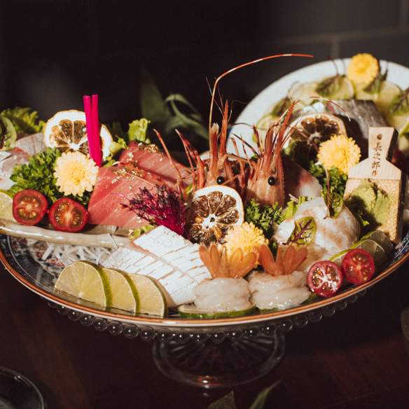 A sea food platter.