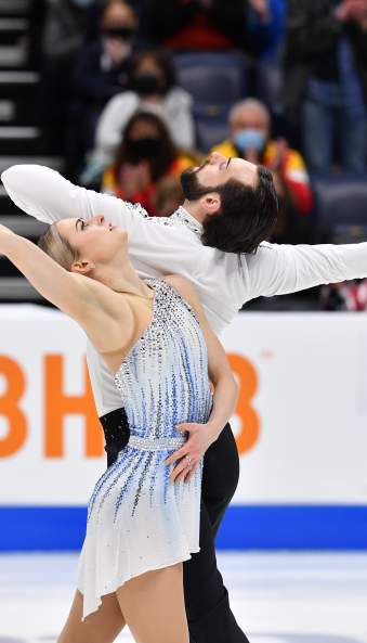 Ashley Cain and Timothy LeDuc figure skating