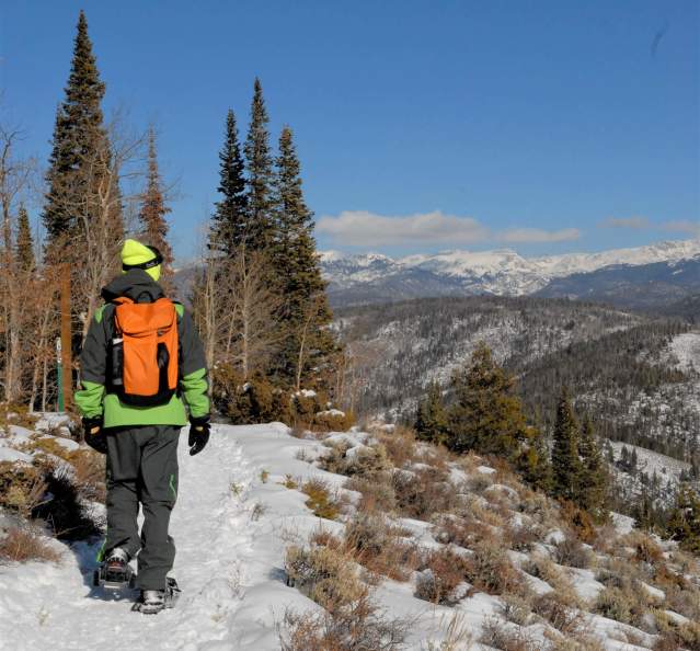 Snowshoeing at Granby Ranch