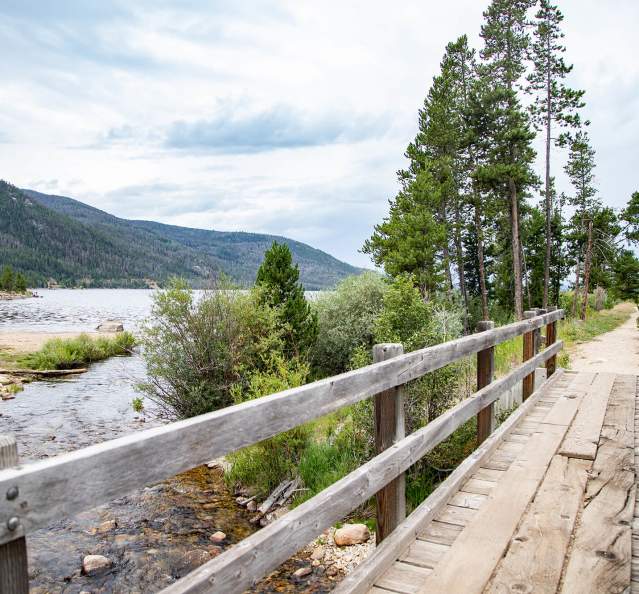 Bridge on the Monarch Lake trail