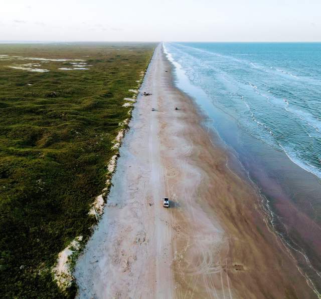 beach drone