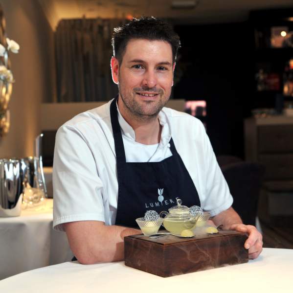 Chef from the Lumiere Restaurant Cheltenham - Jon Howe.
