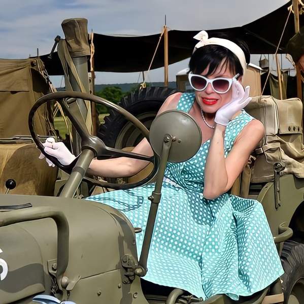 Woman at WWII Weekend