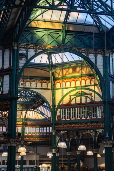 Interior of market hall