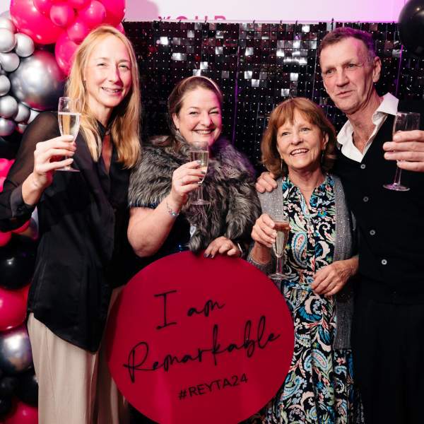 Business owners and staff celebrating at the REYTAs 2024
