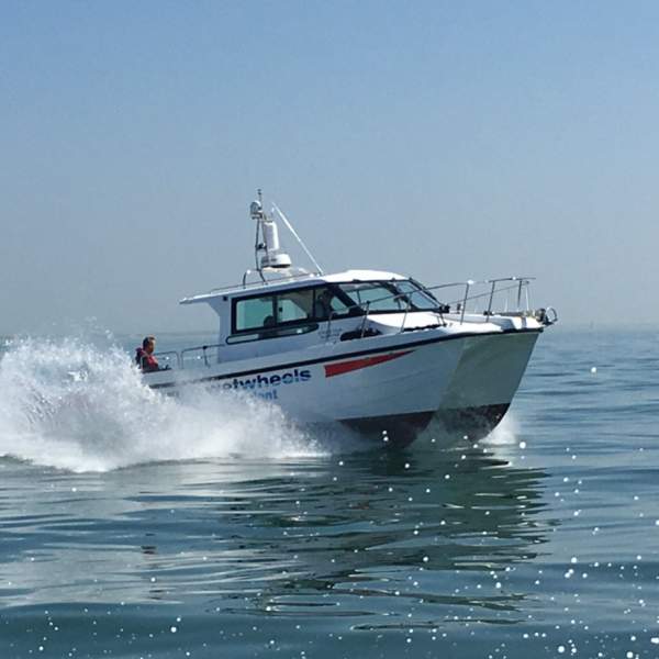 Photograph of a Wetwheels boat