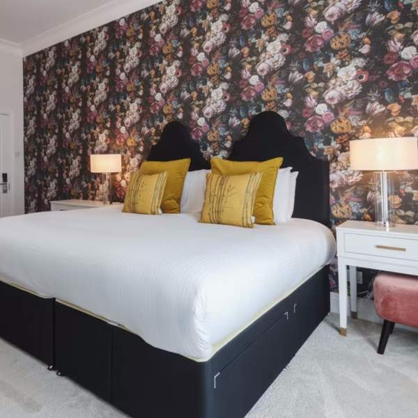 Boutique hotel room at the Mercer Collection