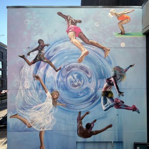 Gatekunst av Sedin Zunic, ved Aquarama