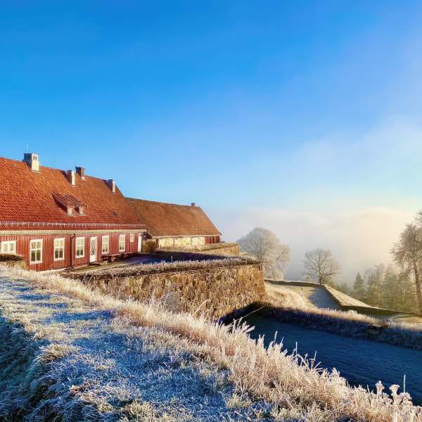 Kongsvinger festning på en flott vinterdag.