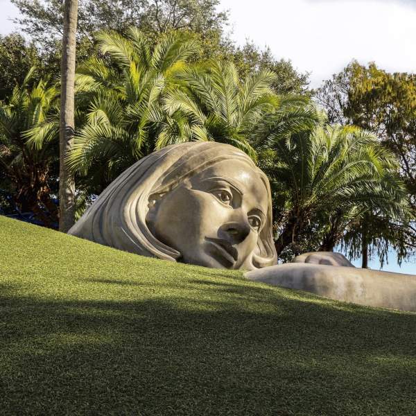 ‘The Muse,’ a sculpture at Lake Eola Park in downtown Orlando's Thornton Park District.
