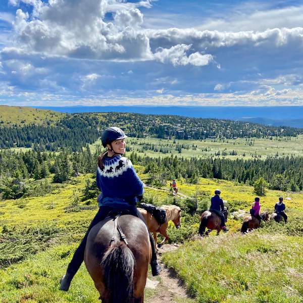 Ridetur på Mesna - Sommer