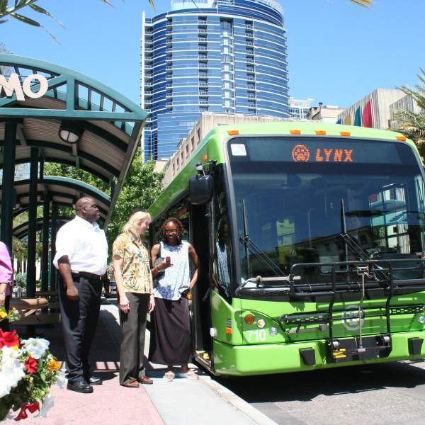 Lynx, Central Florida Regional Transportation Authority bus stop