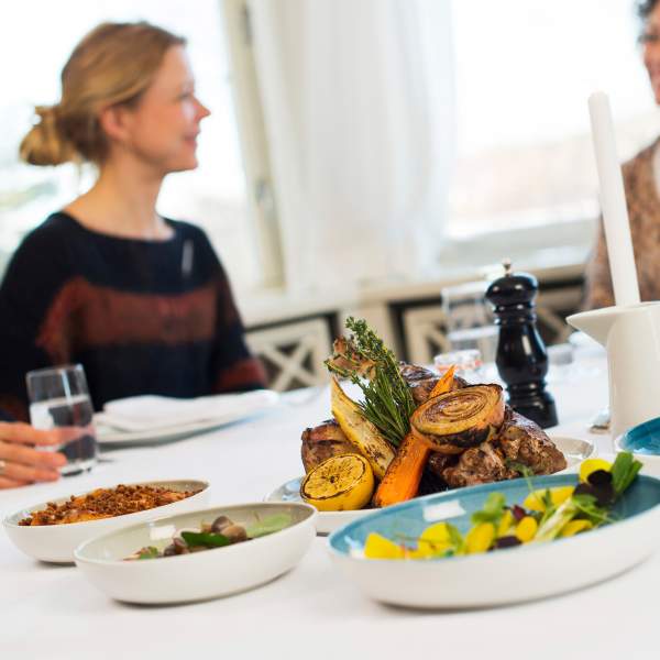 Smakfull og fargerik mat på Thorbjørnrud Hotell