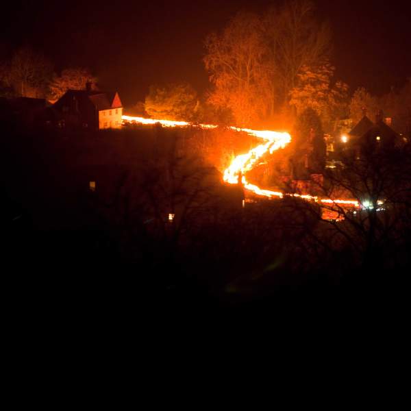 Torch procession in Heyshott