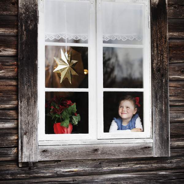 Dra krakken bortåt glaset når det er Jul i Prøysen
