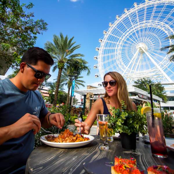 ICON Orlando™ couple outdoor dining