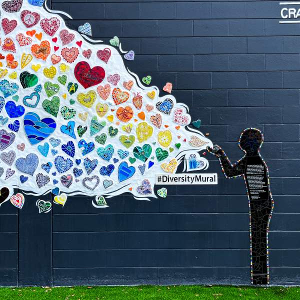 New Diversity Mural in the Mills 50 area of Orlando