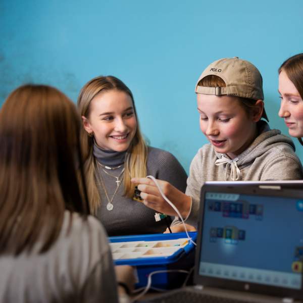 Kids programming at the the Science Centre in Gjøvik