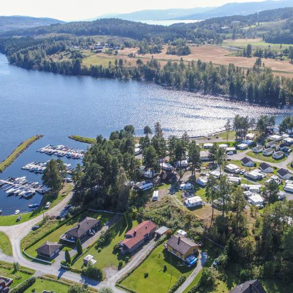 Drone photo from Tangenodden Camping - Summer
