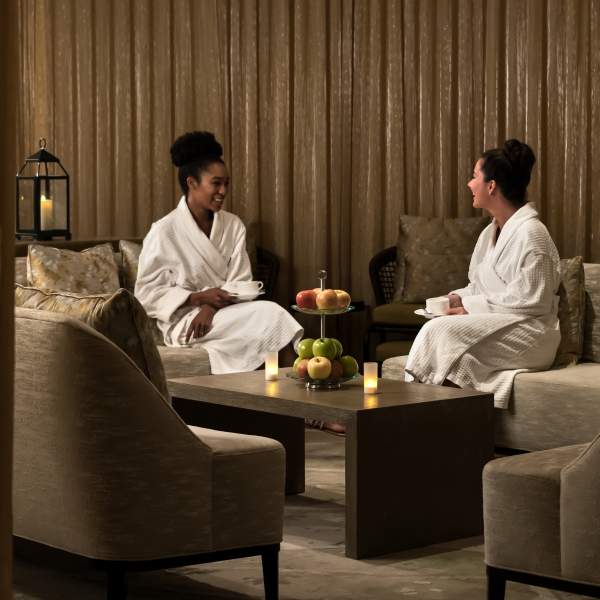 The Ritz-Carlton Spa women in relaxation lounge