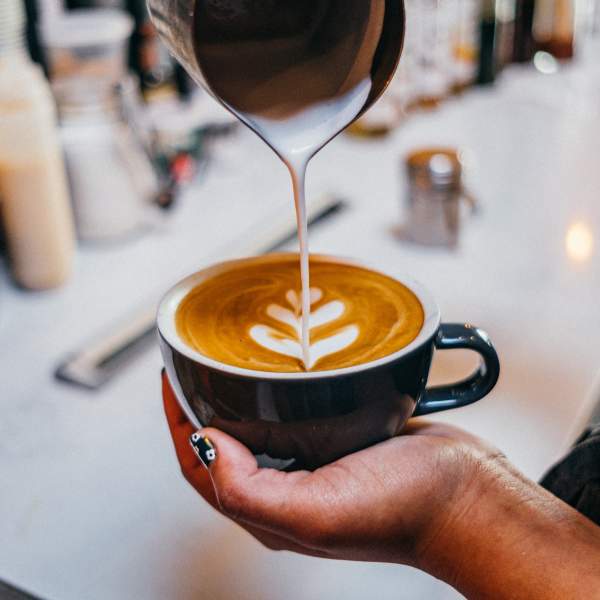 Foxtail Coffee Co. Winter Park barista foam art