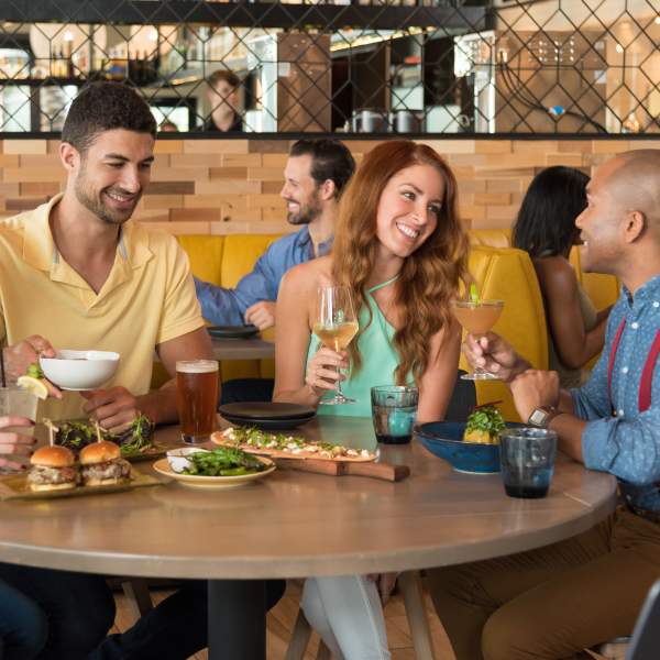 Chroma Modern Bar + Kitchen guests dining