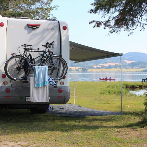 Bobilferie på Sveastranda Camping, tidlig høst
