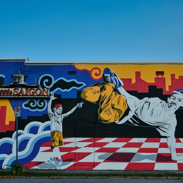 Mural on the side of Little Saigon in the Mills 50 area of Orlando