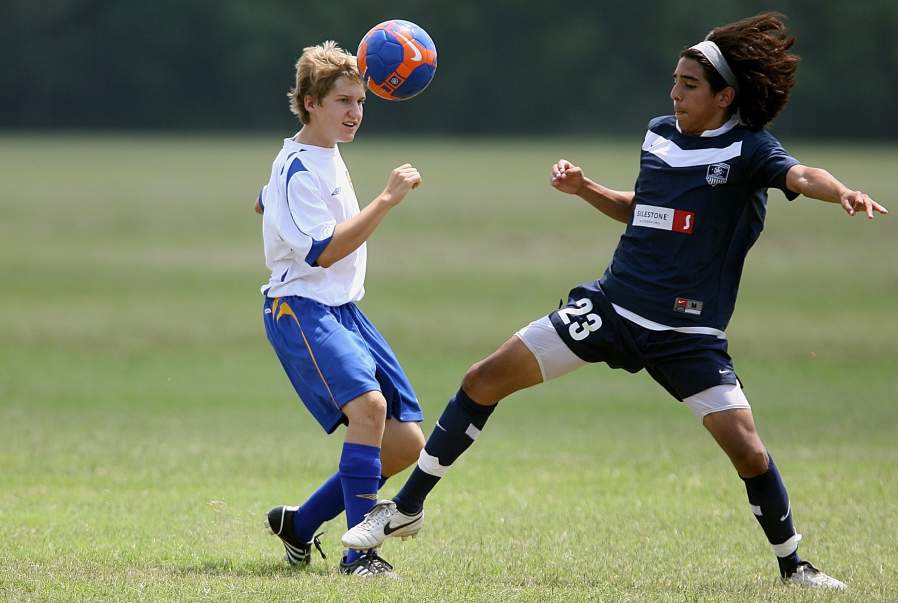 Youth Soccer Stock