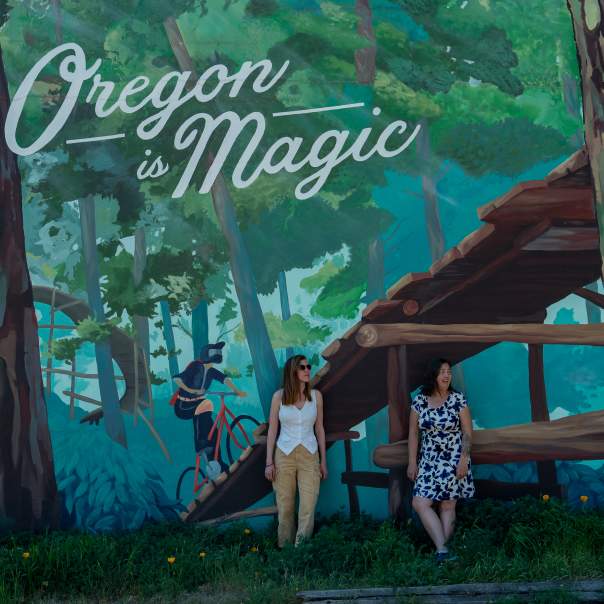 Oregon is Magic Mural in Oakridge