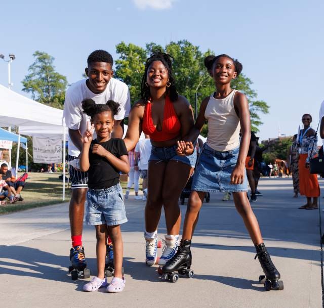 Family at the Juneteenth Jubilee