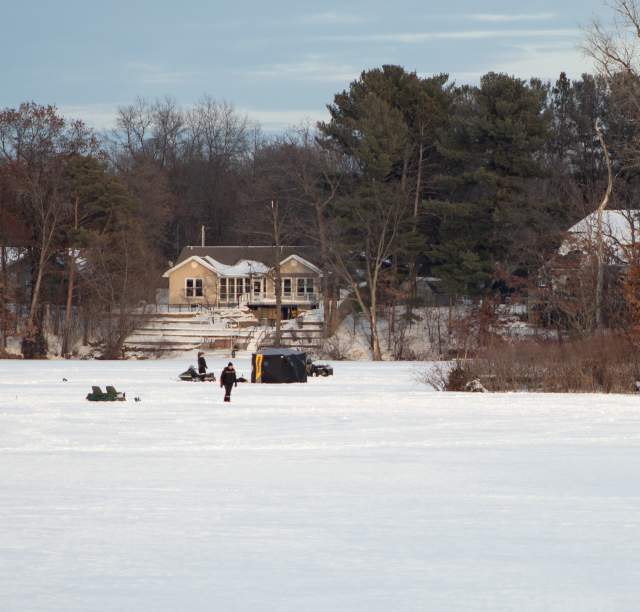 Where to ice fish in Plover