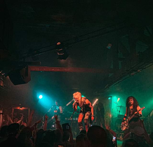 Hairbangers Ball performing at The Bluebird