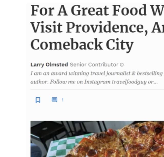 Forbes Great Food Weekend