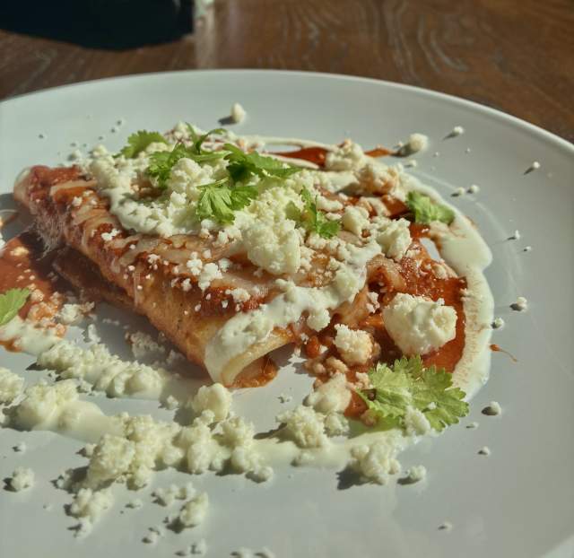 A plate of food from SET the Bar.
