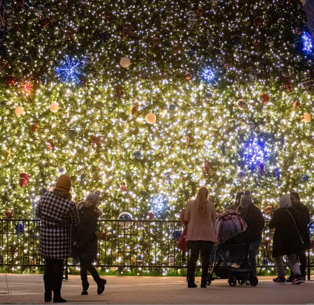 Holiday Lights at Gene Leahy Mall