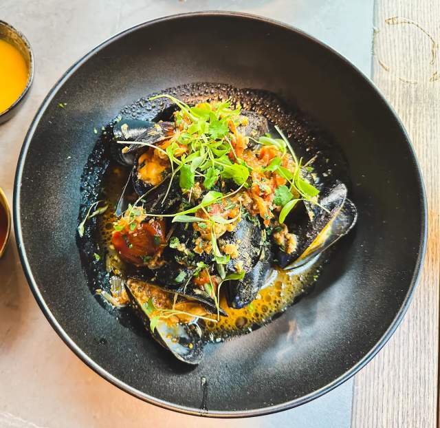 Dishes of food from Cattle Call.