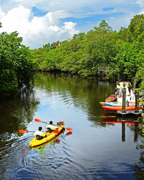Wilton Manors, called the “Island City,” is surrounded by the Middle River and that offers a variety of ways to enjoy wildlife and the outdoors like kayaking the seven-mile loop around the community.