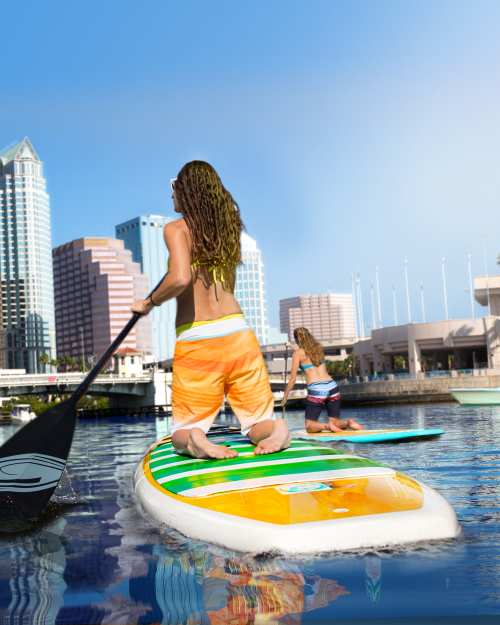 Downtown Tampa Paddleboarding