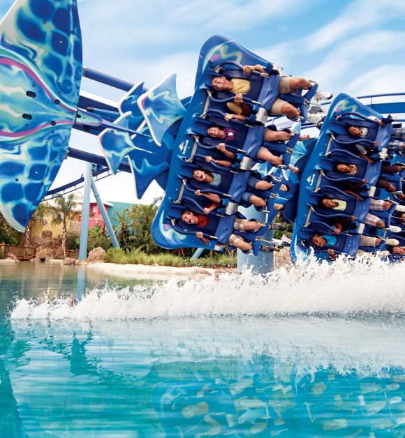 Manta roller coaster at SeaWorld Orlando