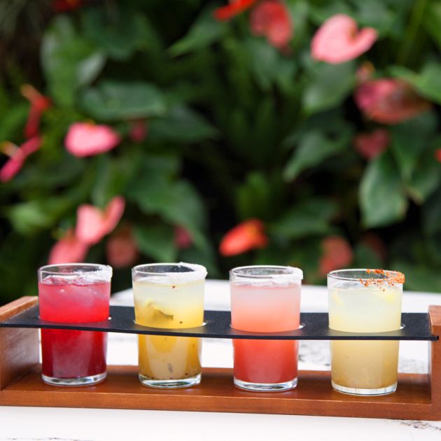 margarita flight at tac/quila palm springs
