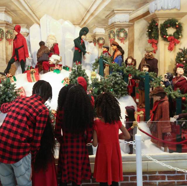 Kids checking out "A Christmas Story" Comes Home