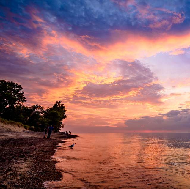 Lake Michigan Sunset by Rafi WIlkinson