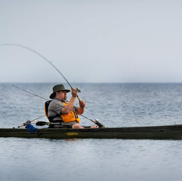 Fishing Indiana Dunes in a Kayak