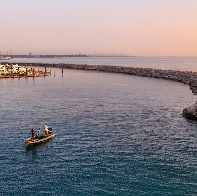 Fishing at Hammond Marina
