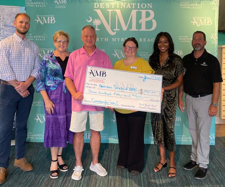Community Grant Check Presentation Spring 2025 - Humane Society