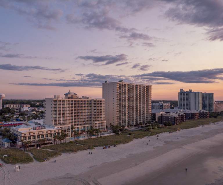 Beach Sunrise at Main St. in North Myrtle Beach
